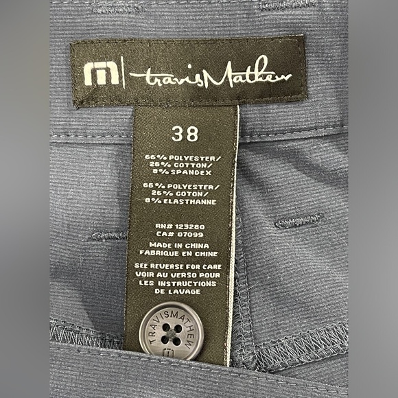 Travis Mathew Men's Slack Golf Pants Navy 38X32 - Picture 4 of 8